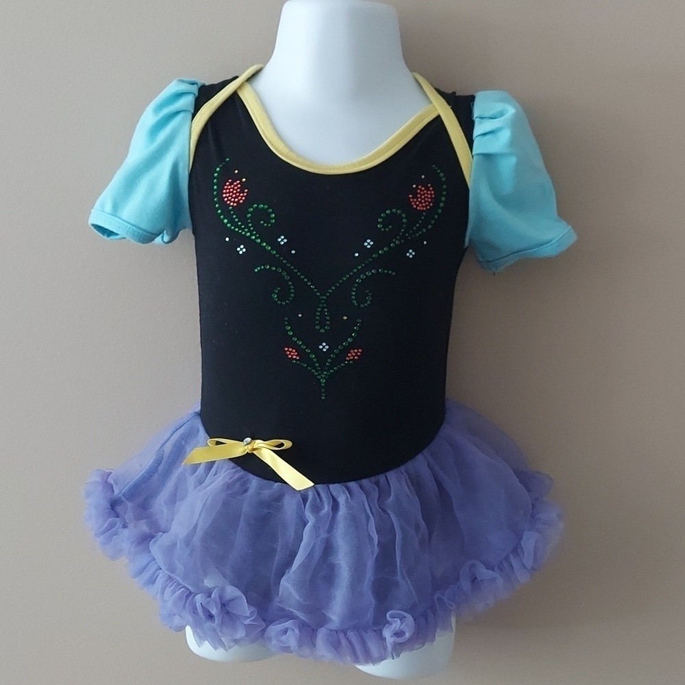 Disney Princess Frozen Anna tutu bodysuit Halloween costume - size 6-12 mos